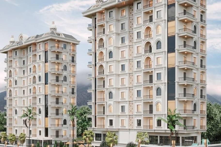 Opplev Coastal Bliss: Moderne leiligheter til salgs i Mahmutlar, Alanya